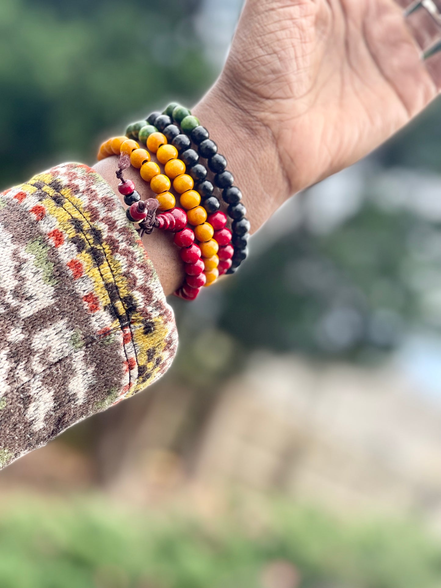 Sandalwood Mala Beads for Chanting, Prayer & Meditation - Queen Bey Health