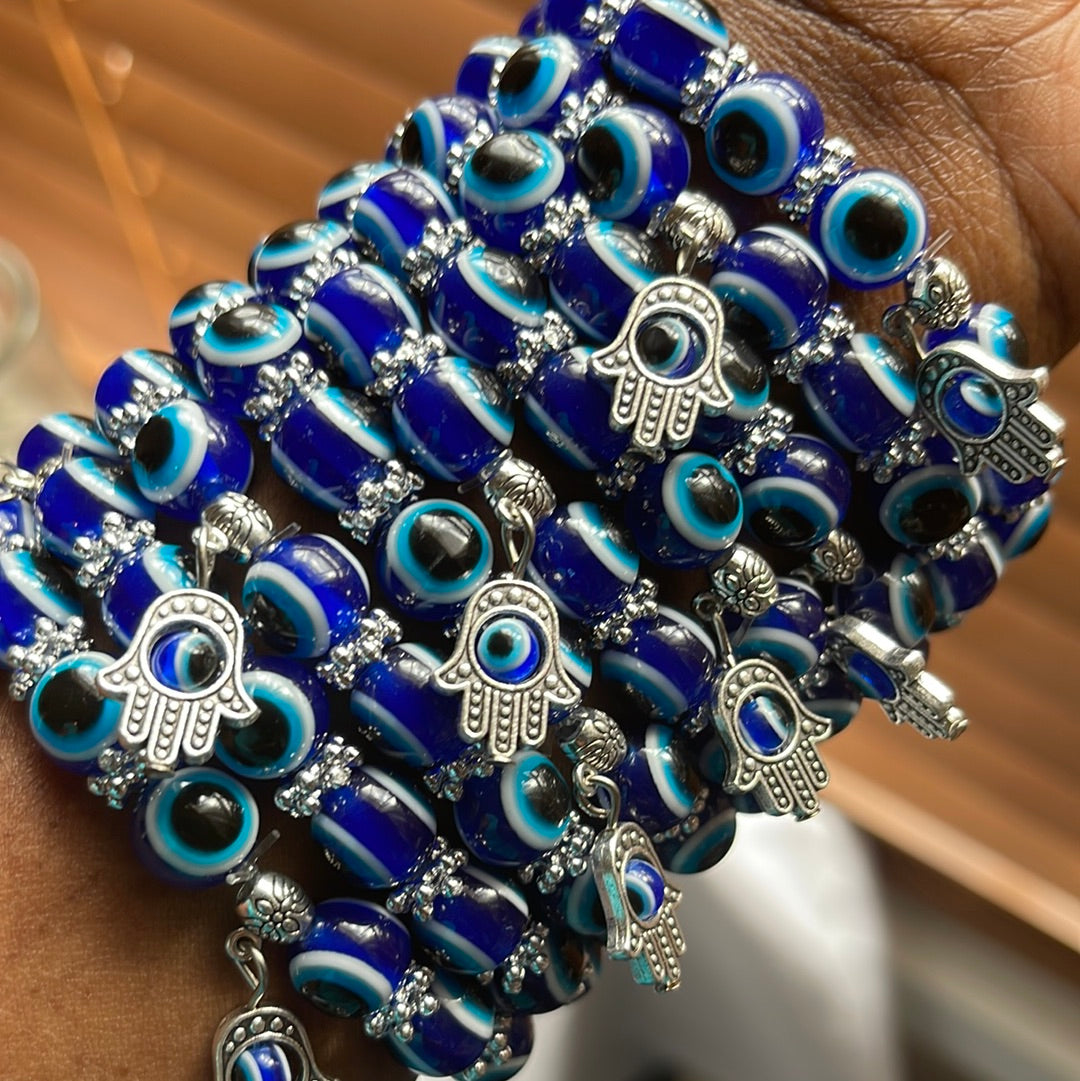 Evil Eye 🧿 Protection Bracelet - Queen Bey Health 