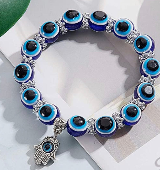 Evil Eye 🧿 Protection Bracelet - Queen Bey Health 