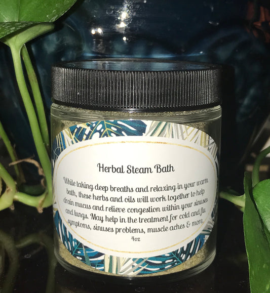 Mint & Herbal Steam Bath - Queen Bey Health 