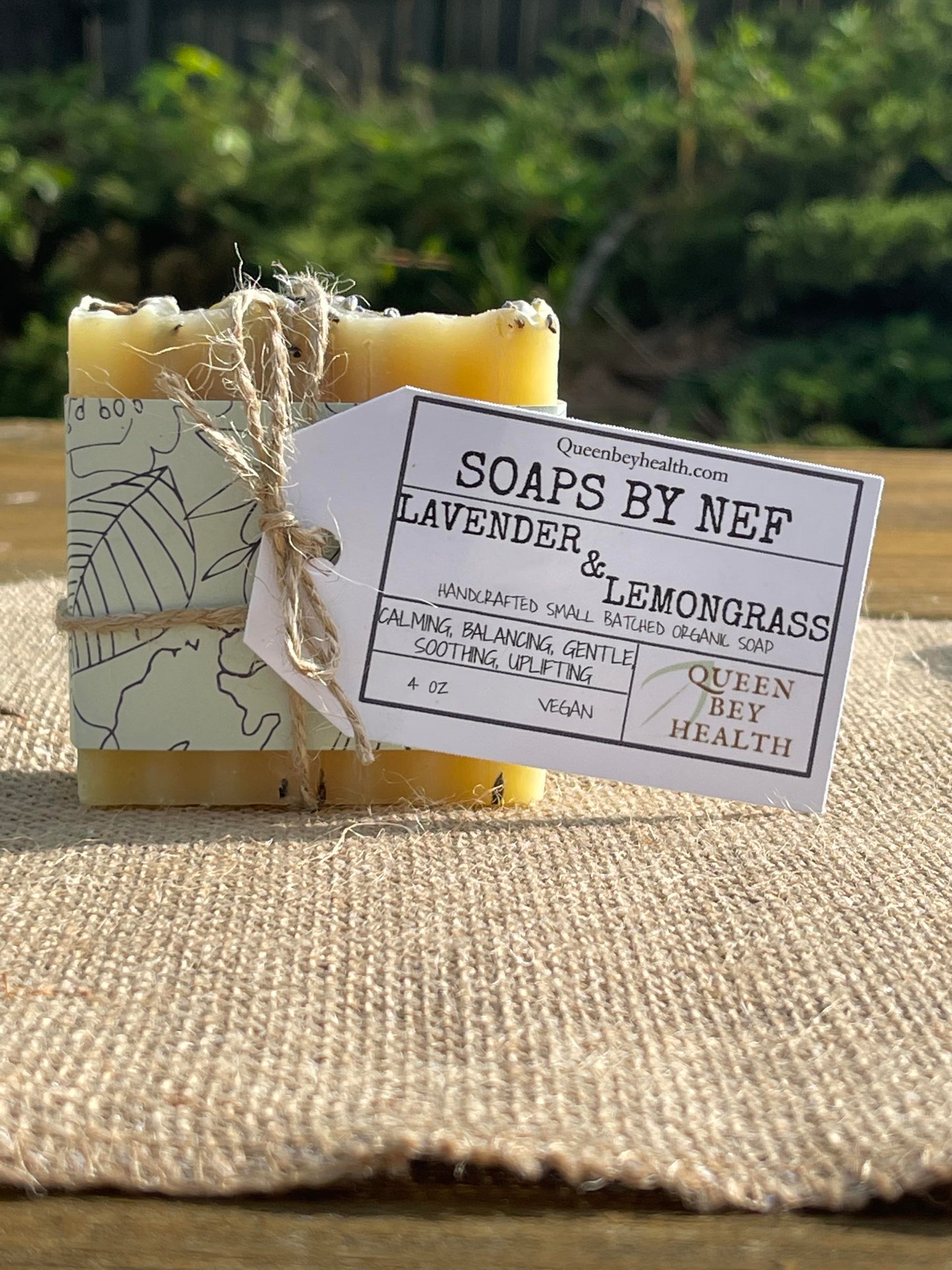 Lavender & Lemongrass Soap - Queen Bey Health 